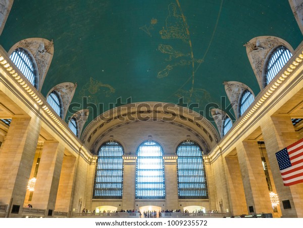 Grand Central Station View Roof Constellations Stock Photo Edit