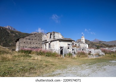 Grand Croix A Ghost Town On The Trail Of The Forts Of Moncenisio, France