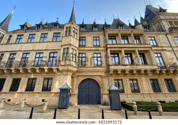 Le Grand Palais Ducal De Luxembourg Ville Photo De Stock Modifier Maintenant