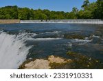 Grand Falls on Shoal Creek at Joplin, Missouri, MO, United States, US, USA.  Missouri