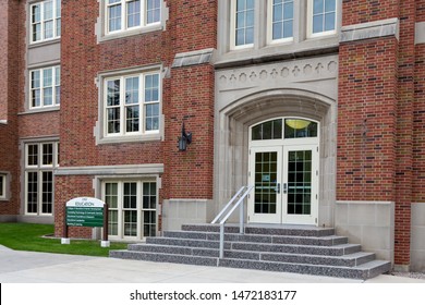 GRAND FORKS, ND/USA - JUNE 28, 2019: Education Center On The Campus Of The University Of North Dakota