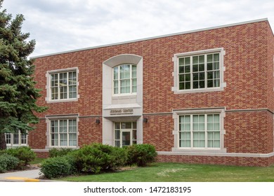 GRAND FORKS, ND/USA - JUNE 28, 2019:  Jodsaas Center On The Campus Of The University Of North Dakota