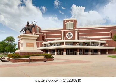 GRAND FORKS, ND/USA - JUNE 28, 2019:  Ralph Engelstad Arena On The Campus Of The University Of North Dakota.