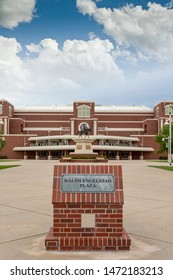 GRAND FORKS, ND/USA - JUNE 28, 2019:  Ralph Engelstad Arena On The Campus Of The University Of North Dakota.