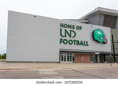 GRAND FORKS, ND/USA - JUNE 28, 2019: Alerus Center On The Campus Of The University Of North Dakota