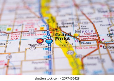 Grand Forks On The USA Map