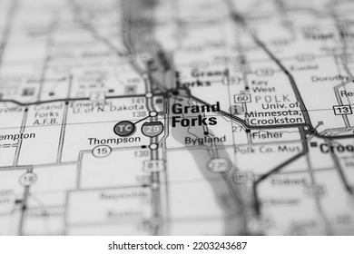 Grand Forks On The USA Map