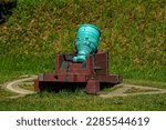 Grand French Battery at the Yorktown Battlefield in the State of Virginia USA