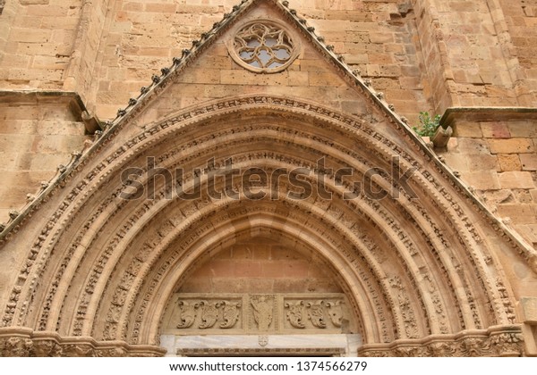 Grand Gothic Arches, Selimiye Mosque, North\
Nicosia, Northern Cyprus