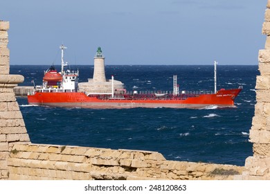 Grand Harbour, Malta January 29, 2015: Vessel Named 