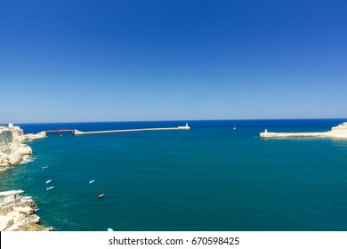 The Grand Harbour Of Valletta, Malta