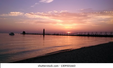 Grand Haven MI Sunset