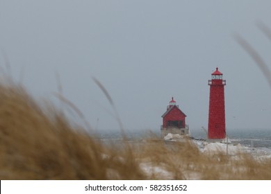 Grand Haven State Park, Michigan. It's More Peaceful In The Winter.