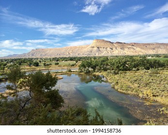 Grand Mesa And Colorado River