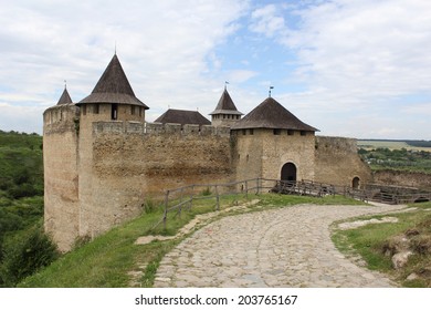 grand old fortress in Khotyn in Ukraine - Shutterstock ID 203765167