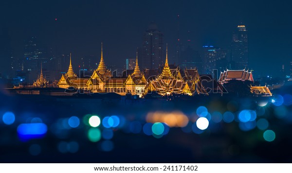 Grand Palace Night Time Bangkok Thailand Stock Photo Edit Now 241171402