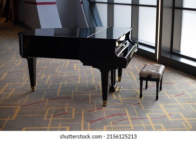 Grand Piano In A Classical Music Concert Hall
