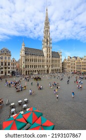 The Grand Place of Brussels in Belgium - Shutterstock ID 2193107867