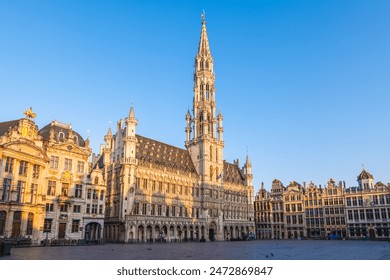 Grand Place, or Grote Markt, is the central square of Brussels in Belgium - Powered by Shutterstock