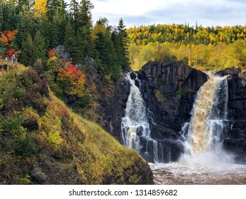 Grand Portage State Park Waterfall In Minnesota 