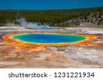 The Grand Prismatic Spring in Yellowstone National Park, USA