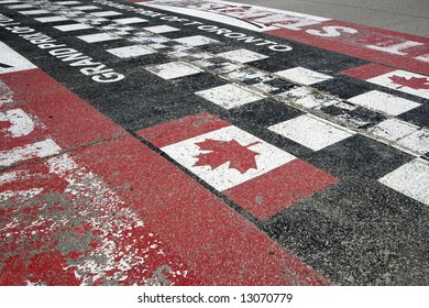 Grand Prix Toronto - Asphalt Painting Annual Champ Car World Series Race,  Held At Exhibition Place. Toronto. Canada.