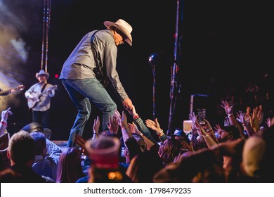 GRAND RAPIDS, MICHIGAN / USA - February 23, 2019: Alan Jackson Performs Live At Van Andel Arena