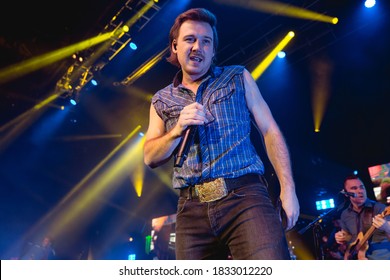 GRAND RAPIDS, MICHIGAN / USA - January 2, 2020: Morgan Wallen Performs Live At 20 Monroe Live