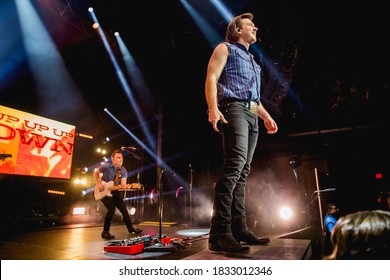 GRAND RAPIDS, MICHIGAN / USA - January 2, 2020: Morgan Wallen Performs Live At 20 Monroe Live