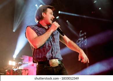 GRAND RAPIDS, MICHIGAN / USA - January 2, 2020: Morgan Wallen Performs Live At 20 Monroe Live