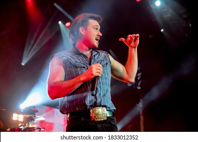 GRAND RAPIDS, MICHIGAN / USA - January 2, 2020: Morgan Wallen Performs Live At 20 Monroe Live