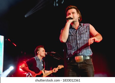 GRAND RAPIDS, MICHIGAN / USA - January 2, 2020: Morgan Wallen Performs Live At 20 Monroe Live