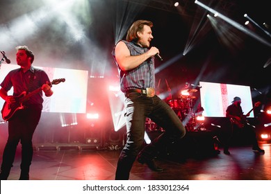 GRAND RAPIDS, MICHIGAN / USA - January 2, 2020: Morgan Wallen Performs Live At 20 Monroe Live