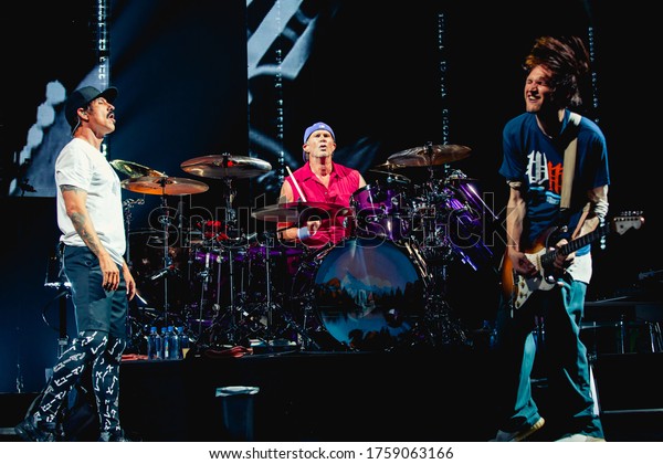 GRAND RAPIDS, MICHIGAN /
USA - June 25, 2017: Red Hot Chili Peppers perform live at Van
Andel Arena