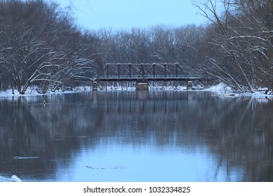 The Grand River, Grand Rapid, Michigan.