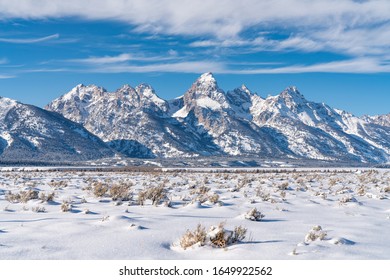 Grand Teton National Park In Winter 