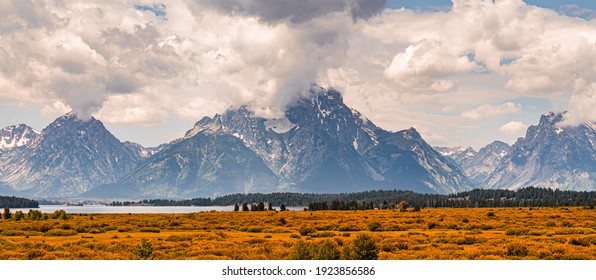 Grand Tetons National Park Clouds