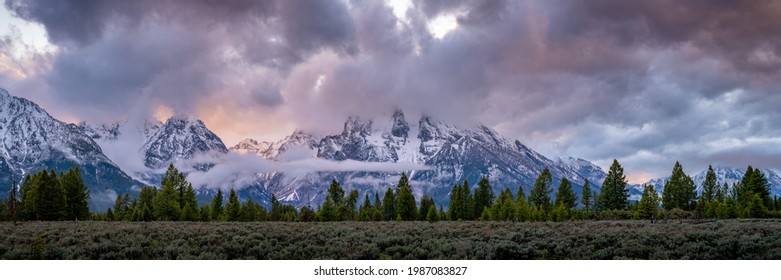 Grand Tetons National Park In Wyoming