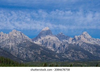 Grand Tetons Over Jackson Lake