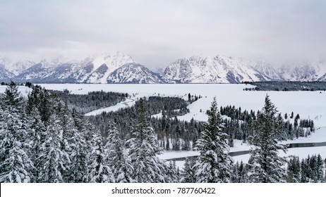 Grand Tetons In The Winter