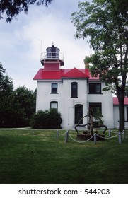 Grand Traverse Lighthouse Near Traverse City, Michigan.