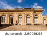 Grand Trianon palace in Versailles park outside Paris, France