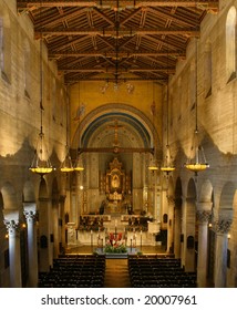 Grand view of interior of cathedral