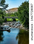 Grande Ronde River flowing through La Grande, Oregon