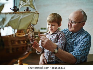 Grandfather And Grandson