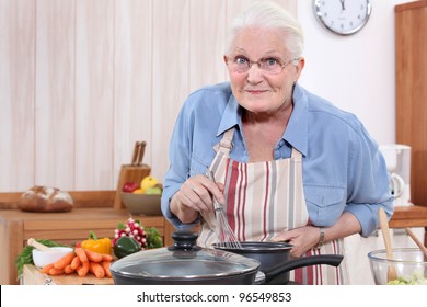 Grandmother Cooking