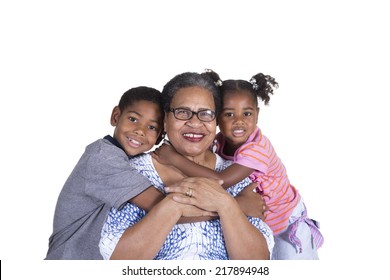 A Grandmother And Her Grandchildren