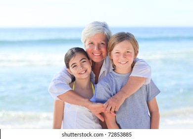 Grandmother With Her Grandchildren