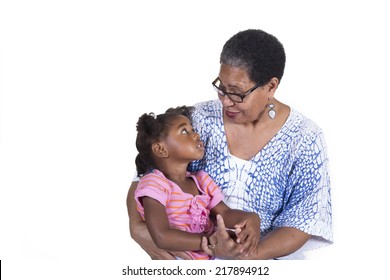 A Grandmother And Her Granddaughter