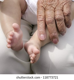 Grandmother Holding Grandchild